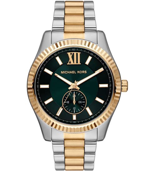 michael kors oversized lexington watch|oversized lexington two tone watch.